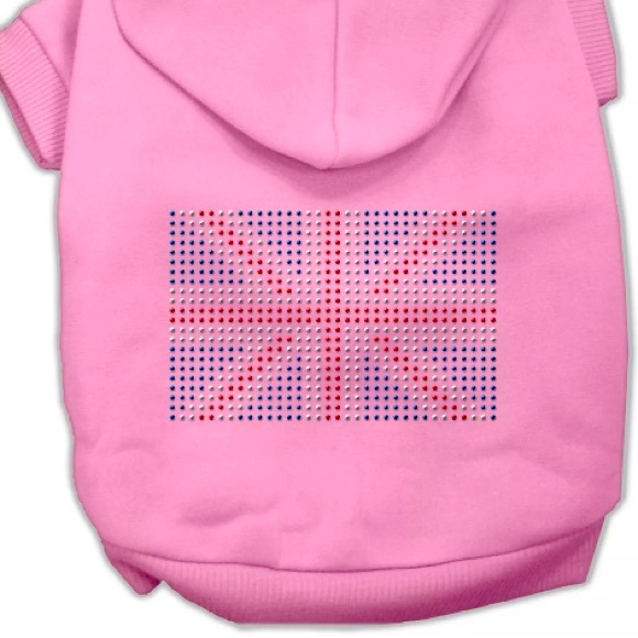 ⭐️HPx2⭐️ NWT British Flag Pink Dog Shirt - Size XS - For your little dog! - Picture 2 of 4